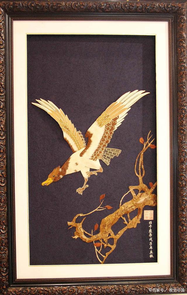 濮陽麥稈畫作品入選中國(guó)好禮